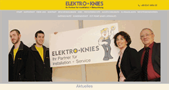 Desktop Screenshot of elektro-knies.de